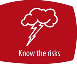 know the risks graphic